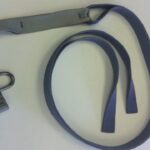 Original TRX prototype made with nylon straps and a metal carabiner.